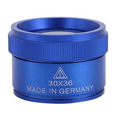 Imagem de Lupa de 30X, lupa portátil portátil com 30 x de diâmetro de lente de 36 mm para identificação de joias e uso profissional, lupa de qualidade para inspeção de perto