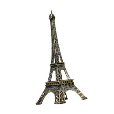 Imagem de WeiLaiKeQi Estátua da Torre Eiffel, Monumento Histórico, Ornamento Arquitetônico 3D, Estatueta de Mesa para Decoração de Mesa, 38cm