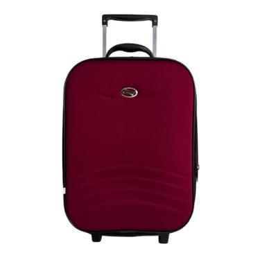 Imagem de Mala de Bordo 10Kg Forrada e Resistente (Vinho)