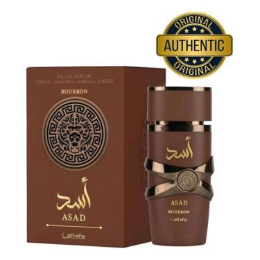 Imagem de Perfume Árabe Asad Bourbon Lattafa 100ml Masculino Original