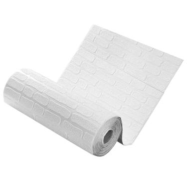 Imagem de Generic Painéis de parede decorativos e descascáveis, papel de parede decorativo de espuma XPE, adesivo de papel de de tijolo falso para casa, quarto e, Style a