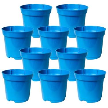 Imagem de Vaso de Planta, Kit Até 50 Mini Vasos Pote 6 Colorido para Plantas E Suculentas 80ml(Azul Claro,50 Unidades)