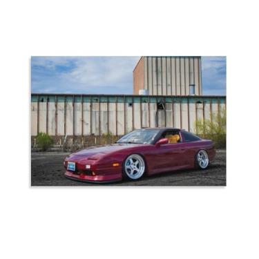 Imagem de Jdm Car S13 240sx 180sx Armazém Arte Cartazes de Carro para Quarto Masculino Sala de Estar Decoração de Quarto Impressões de Arte Estética Decoração de Parede de Carro Arte em Tela Decoração de Parede