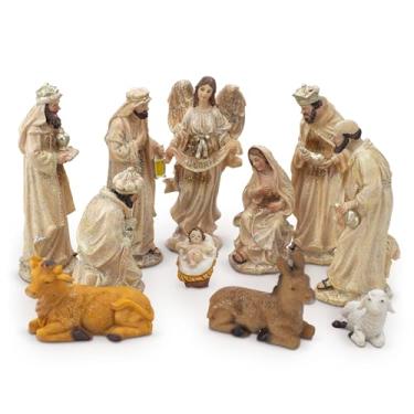 Imagem de Presépio Importado Resina 11 Peças 13 cm