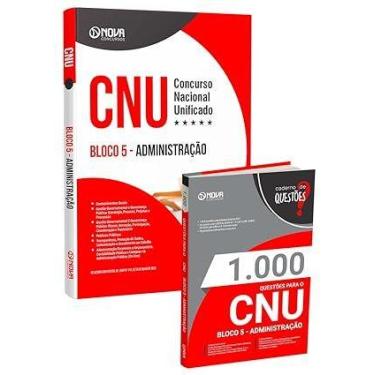 Imagem de Combo CNU - Bloco 5 - Administração - Nova Concursos
