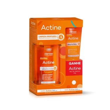 Imagem de Kit Actine Sabonete Gel de Limpeza Profunda 140g + 40g - Darrow
