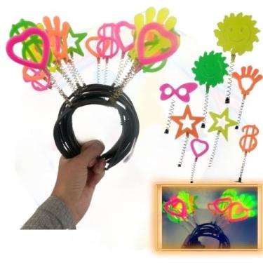 Imagem de Kit Festa Neon 130 Pecas Pulseira Neon Oculos Tiara Gravatas