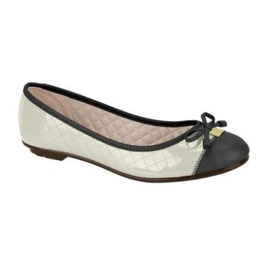 Imagem de Sapatilha Moleca Feminina Confortável Com Detalhe de Pingente Bico Red