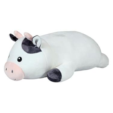 Imagem de Almofada Animais De Pelúcia Deitado 50Cms (Vaca Branca)