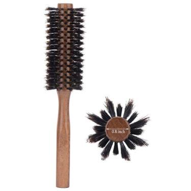 Imagem de Escova de cabelo PERFEHAIR Boar Bristle redonda de 2 polegadas para ex