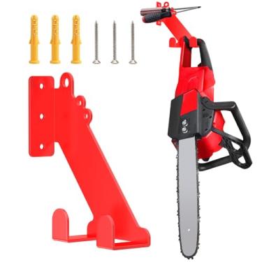 Imagem de Cabide de motosserra para Milwaukee, suporte de parede de motosserra, suporte de motosserra resistente, organizador de galpão de garagem