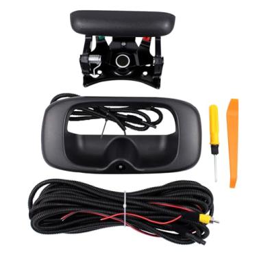 Imagem de DriveFix Câmera reserva com alça traseira e kit de acabamento de bisel para Chevy para GMC Silverado Sierra 1500 2500 3500 HD Classic 1999-2007