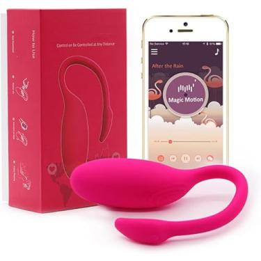 Imagem de Ovo Vibratório com Controle via App – Estimulador de Ponto G e Clitóris – Vibrador Sem Fio com Múltiplos Modos, Recarregável e 100% à Prova d’Água