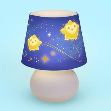 Imagem de Luminária Abajur de Mesa Estrela Wish – Luz Decorativa Infantil | Bivolt, LED até 5W, 20cm