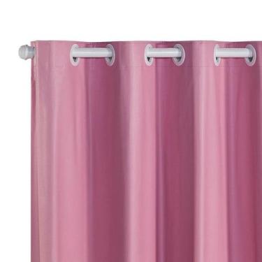 Imagem de Cortina Blackout PVC 2,80m x 2,30m 100% Policloreto de Vinila - Rosa -