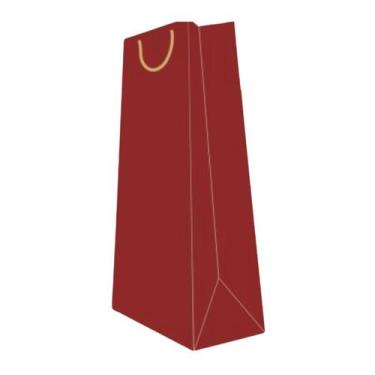 Imagem de Kit 10 Sacolas Para Garrafa Vinho Bebida Resiste Para Natal - Db