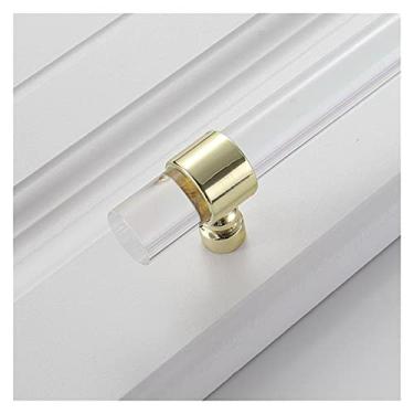 Imagem de nihngvjm Puxador de metal preto para móveis de cristal prateado puxador de porta de cozinha armário armário alça ajustável puxador de armário puxadores de armário