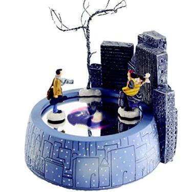 Imagem de PZHANGZVH Caixa de música estilo casamento presente de dia dos namorados presente de aniversário feminino caixa de música