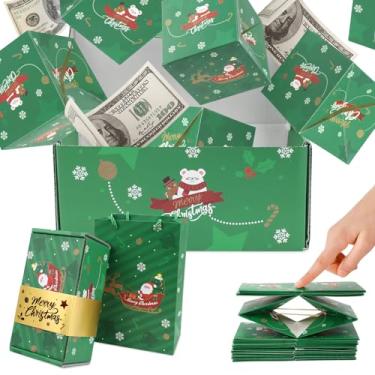 Imagem de Caixa de presente surpresa explosão por dinheiro, caixa surpresa para presente de dinheiro, caixa de explosão pop-up dobrável para presente de Natal, aniversário, aniversário, dia dos namorados (16