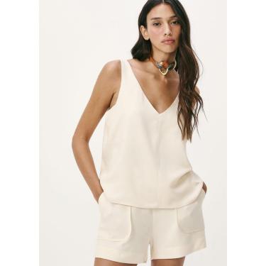 Imagem de Regata Feminina Decote V Em Tecido Creponado-Feminino