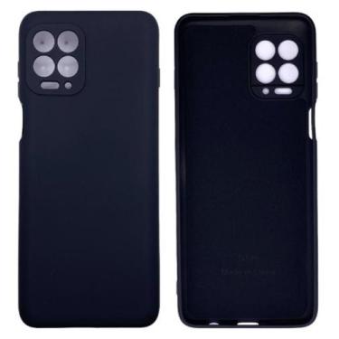 Imagem de Case Capa Capinha Motorola Moto G100 Aveludado com proteção de câmera 