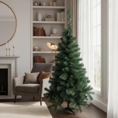 Imagem de Arvore De Natal Pinheiro Verde 1,50m 300 Galhos Decoração Natalina Fes