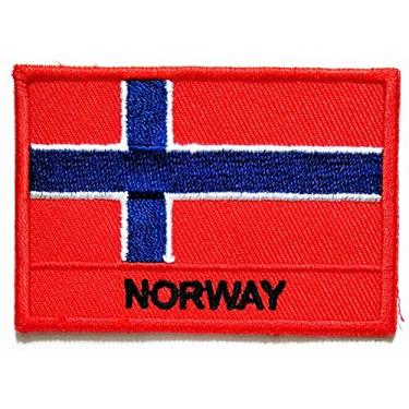 Imagem de Nipitshop Patches Bandeira da Noruega Uniforme Emblema Emblema Bandeira da Noruega Jaqueta Patch Costura Ferro em Sinal Bordado Emblema Fantasia