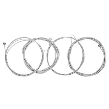 Imagem de Generic Baixo Elétrico 1mm 1.4mm 2mm 2.5mm Cordas de Baixo Duráveis ​​de 4 Cordas Suaves para Iniciantes Prata