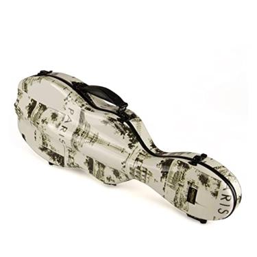 Imagem de Estojo De Violino 4/4 Tamanho Fibra De Carbono Com Padrão De Violino Forma De Moda Peças De Violino Acessórios De Violino Tamanho Completo Estojo de Violino