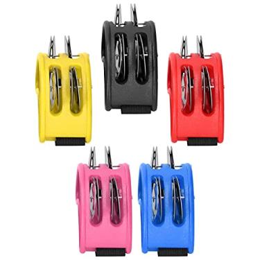 Imagem de Acouto Pandeiro de 5 Unidades - Jingles de Aço Inoxidável Em Formato de Meia Lua de 2 Fileiras, Instrumento de Percussão Entusiastas da Música - Apresentações de Palco Ideais, Prática de Banda e Jam