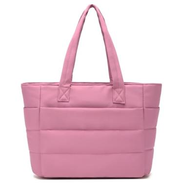 Imagem de Covelin Bolsa feminina leve e fofa, espaçosa, versátil e prática para carregar todos os dias, Vermelho