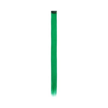 Imagem de Extensões De Cabelo Coloridas De 22 Polegadas Clip-in Omber Lisas Sint