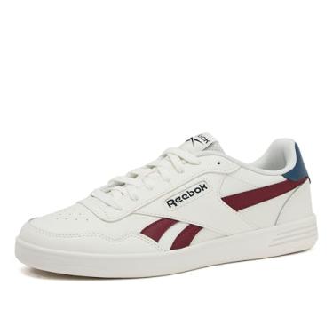 Imagem de Reebok Court Advance Tênis masculino casual tamanho 35 a 48, branco ou preto, Giz/giz/vermelho retrô, 5.5 Women/4 Men