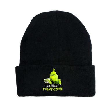 Imagem de Gorro de inverno Grinch Anime tricotado quente para adultos - Yiweisai