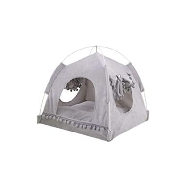 Imagem de Barraca para Pet Dobravel e Lavável Canil Elegante Filhote de Cachorro Gato Camping Abrigo Quatro Estações