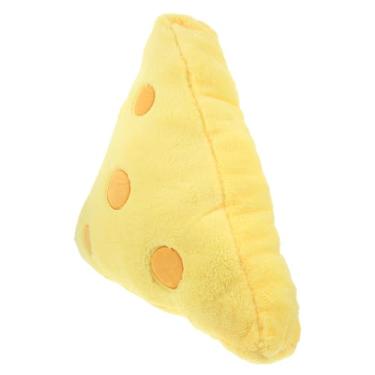 Imagem de ULTECHNOVO Realistic Cheese Plush Pillow Cute Decorative Cushion for Soft Fabric Cheese Accent Pillow Cozy Novelty Plush for Living Room Bedroom Office