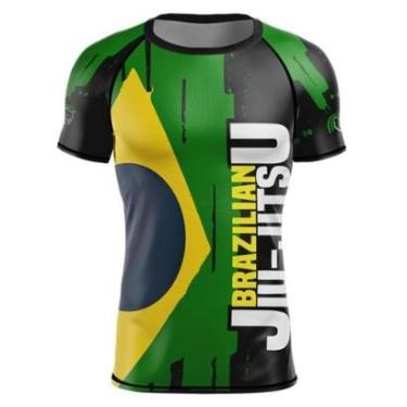 Imagem de Camiseta Black Cat Sport Wear Jiu-Jitsu Rash Guard BJJ Shadow-Unissex