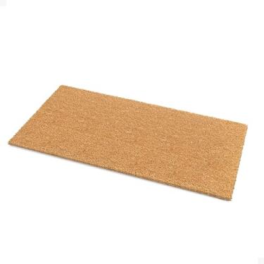 Imagem de THEODORE MAGNUS Tapete de porta em branco - Tapete de boas-vindas para porta da frente com suporte antiderrapante - Capacho de fibra de coco durável - perfeito para entrada externa e tapete de entrada