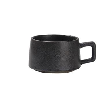 Imagem de Caneca de chá Caneca de café doméstica com leite, da manhã, restaurante, cerâmica fosca, caneca comercial Xícaras de café