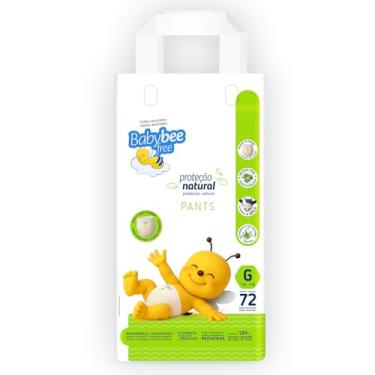 Imagem de Fralda Proteção Natural PANTS | Baby Bee Free | Fralda Shortinho | Hipoalergenica | Livre de APLV (G)