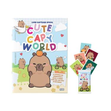 Imagem de Livro Ilustrado Cute Capy World: Kit álbum cortesia + 10 envelopes (50 cromos)