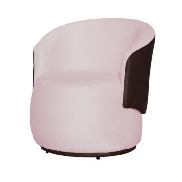 Imagem de Poltrona Organica Beatriz Design e Conforto Tecido Suede Com Composê e