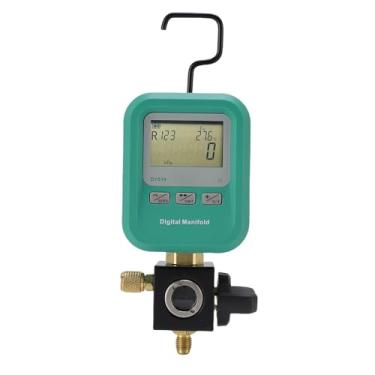 Imagem de Garosa Medidor Digital de Manifold, Testador de Pressão de Manifold CA Com Comutação de Múltiplas Unidades e Compensação de Temperatura para Carregamento e Manutenção de Refrigeração