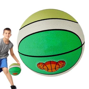 Imagem de Basquete silencioso – Bola de basquete de alta elasticidade, brinquedo de espuma para crianças de 3 a 12 anos, bola de esponja de absorção de choque para crianças em equipe, piso, azulejo de