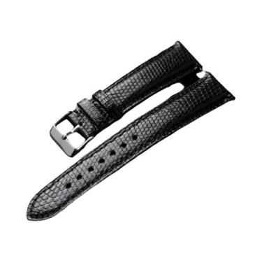 Imagem de Pulseira De Relógio Em Couro De Vaca Com Padrão De Lagarto 18-22MM, Co