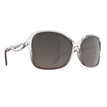 Imagem de Spy Óculos de sol feminino Optic Fiona Butterfly, vermelho cristal desbotado, 63 mm