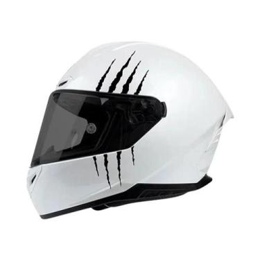 Imagem de Adesivos De Capacete De Motocicleta Ghost Claw, Decalques De Vinil Imp