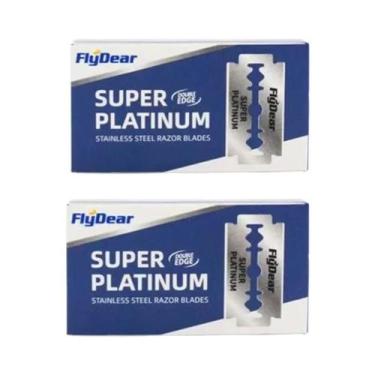 Imagem de Navalha Manual Vintage Para Homens Com 10 Lâminas, Clássica Para Barbe