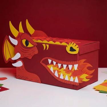 Imagem de Pajean Caixas de Dia dos Namorados para crianças, cartões de dia dos namorados e caixa de correio para meninas, meninos, caixas de doces faça você mesmo, presentes de troca de sala de aula para casa