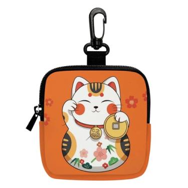 Imagem de Porta-chaves mini porta-moedas, bolsa multifuncional para chaves, moedas, fone de ouvido, batom 3, LCS multicolorido 28802, Tendência